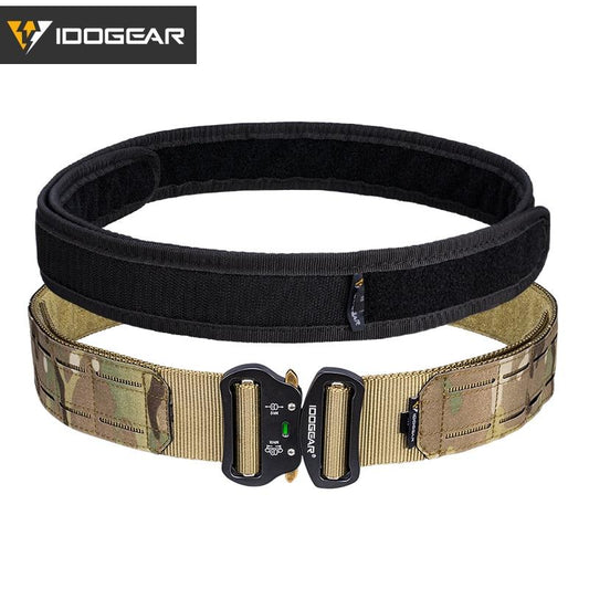 2 Inch Tactical Belt Quick Release Metal Buckle Laser MOLLE Mens Belts