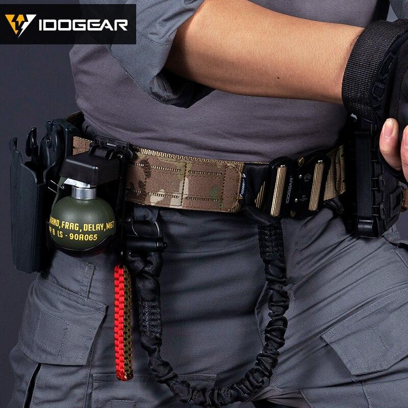 2 Inch Tactical Belt Quick Release Metal Buckle Laser MOLLE Mens Belts