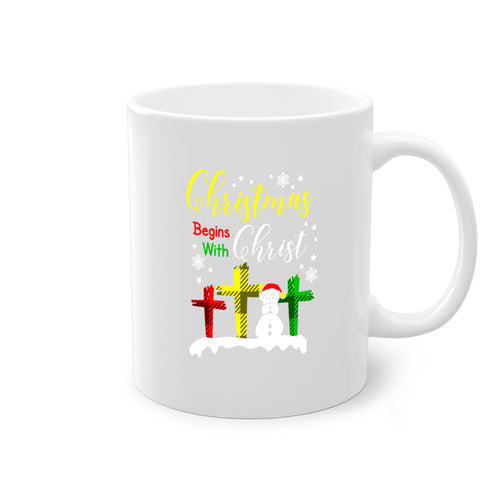 christmas begins with christ style 97#- christmas-Mug / Coffee Cup