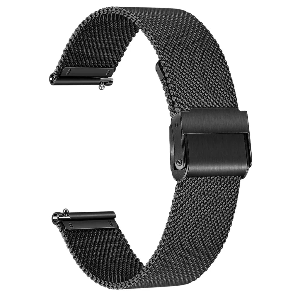 Stainless Steel Straps For Garmin Vivomove HR/Vivoactive 3 4 4S Smart Watch Band Metal Bracelet For GarminMove 3/GarminMove Luxe