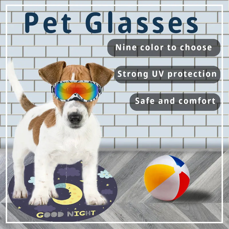 Pet Cat Dog Cool Sunglasses Outdoor Animal Dazzle Colour Sunglasses Dog Safety Goggles Driving Skiing Cycling Supplies