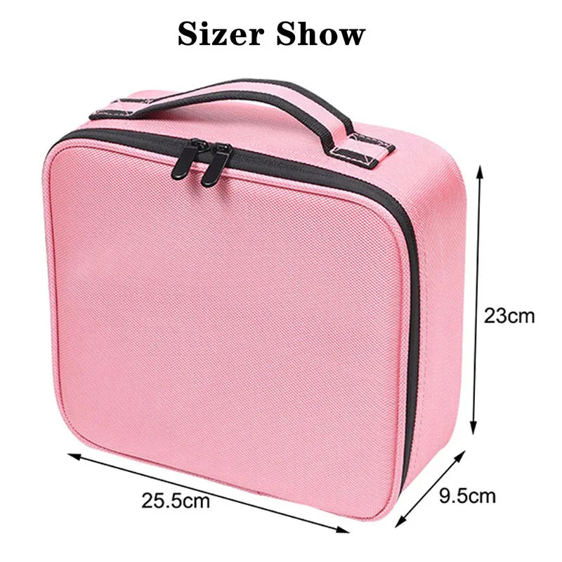 Women Portable Make Up Bag Beautician Pouch Bags Travel Organizer Beauty Case For Makeup New Professional Makeup Case Female