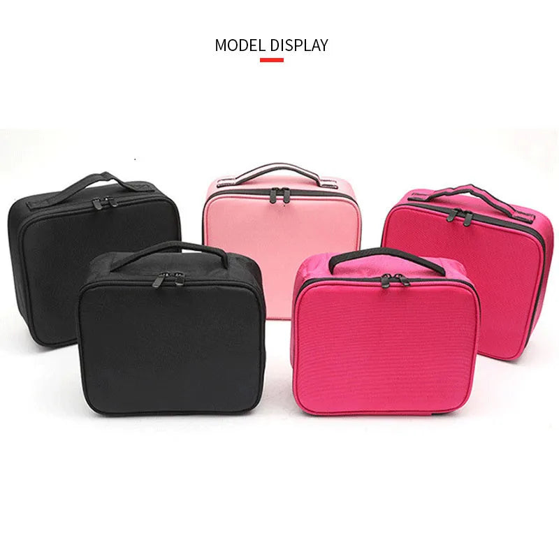 Women Portable Make Up Bag Beautician Pouch Bags Travel Organizer Beauty Case For Makeup New Professional Makeup Case Female