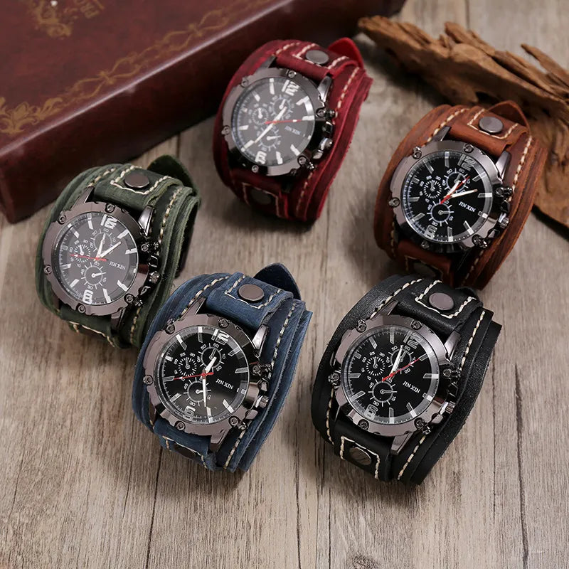 Luxury Brand Men Women Watches Vintage Leather Bracelet Wristwatch Casual Luxury Male Quartz Watch Clock Masculino Relojes 2021