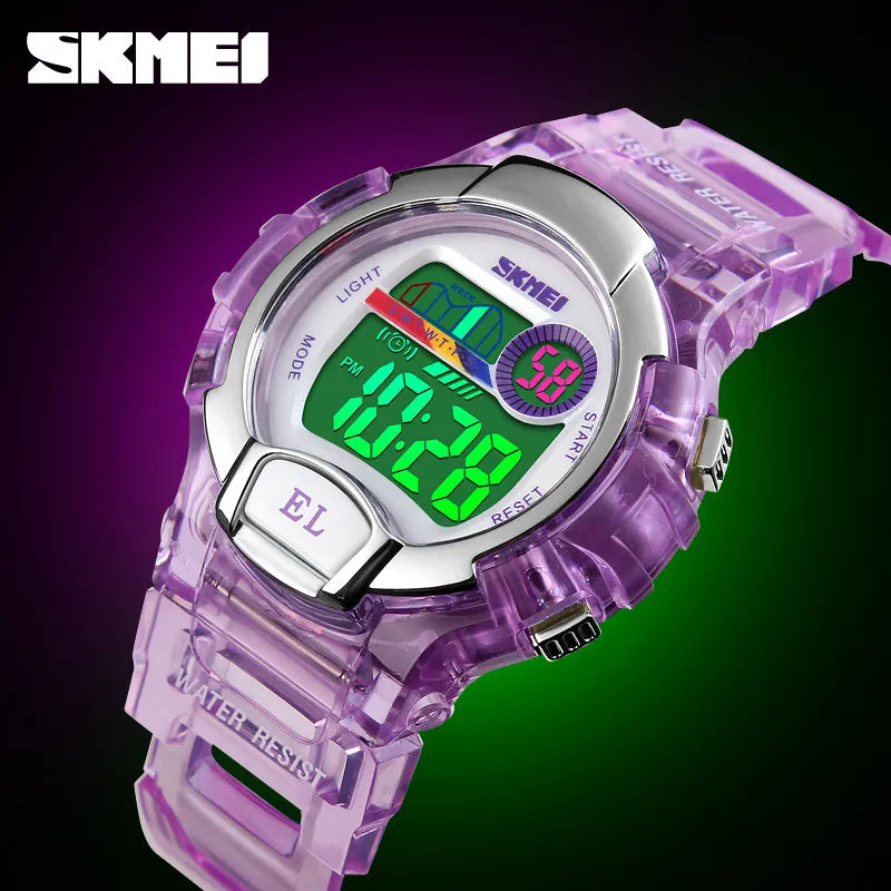 SKMEI Children's Watches Fashion Sports Boys Girls Student Alarm Date Clock Waterproof LED Digital Wrist Watch Relojes