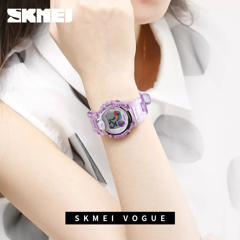 SKMEI Children's Watches Fashion Sports Boys Girls Student Alarm Date Clock Waterproof LED Digital Wrist Watch Relojes