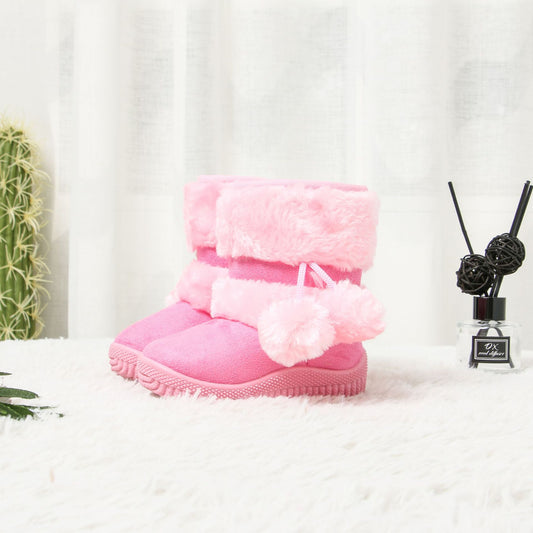 Color: Pink, Size: 35 - Snow boots