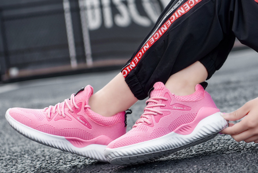 Color: Pink1, Size: 36 - Fashion sports shoes