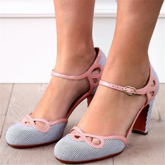 Color: Grey, Size: 39 - Polka dot sandals