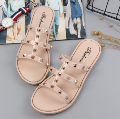 Color: Khaki, Size: 36 - Non-slip wear-resistant Liu Ding flip-flops