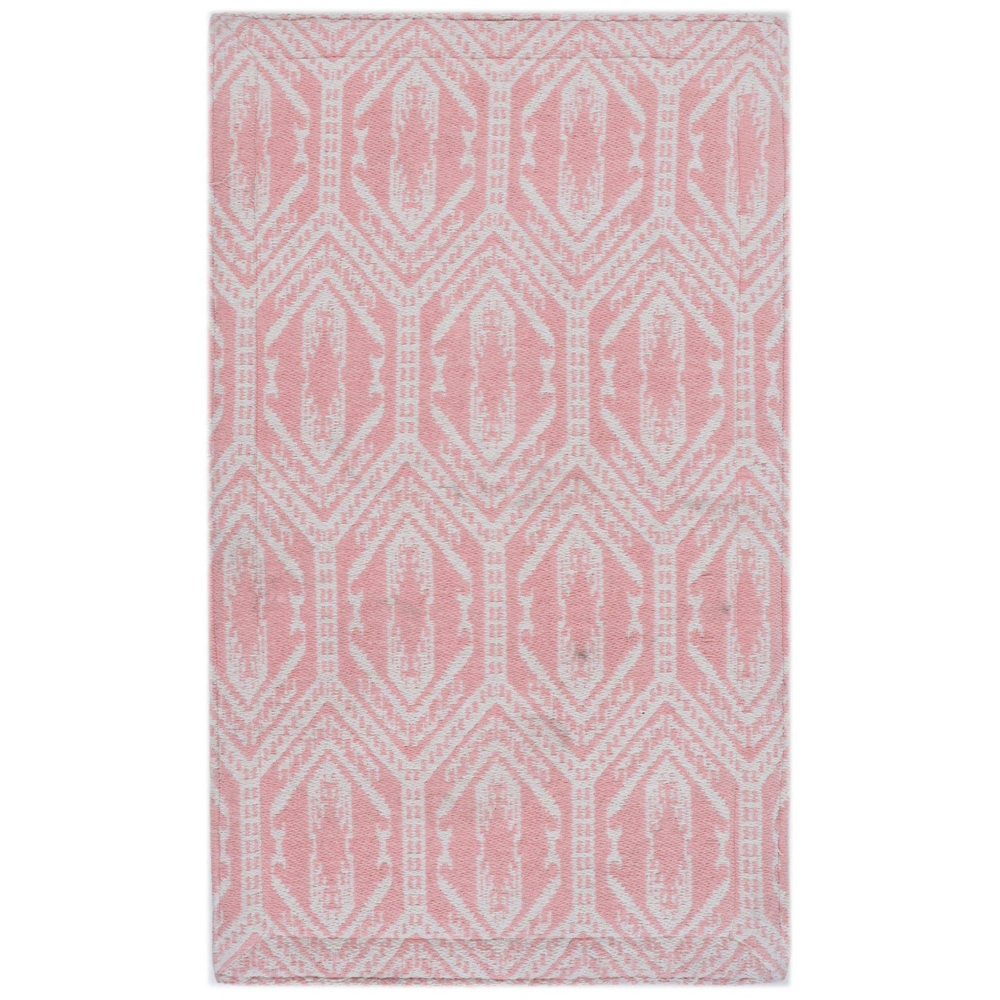 RugSmith Pink Edgehill Anti-Fatigue Kitchen Mat, 20"x36"Heart