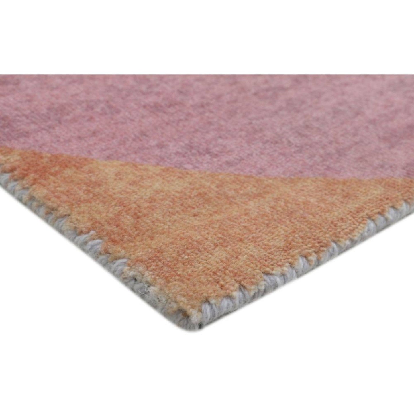 RugSmith Pink Pyramid Geometric Runner Rug, 2' x 6'Heart