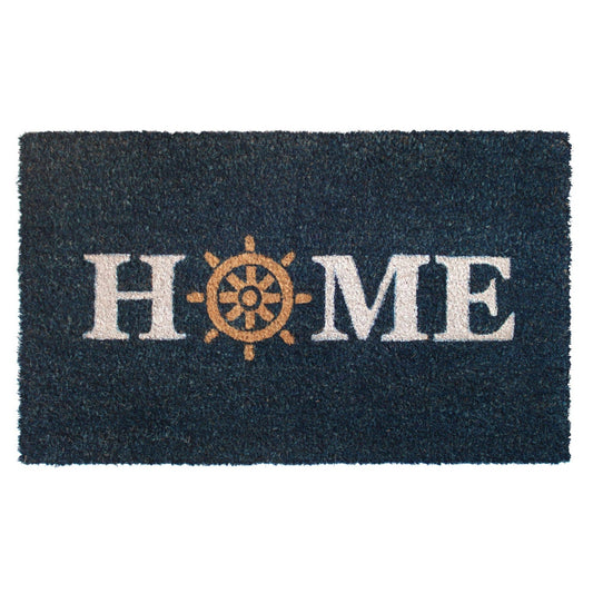 RugSmith White Home with anchor Doormat, 18" x 30"Heart