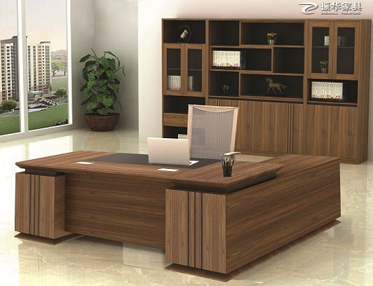 Good Quality L Shape Complete Wooden Executive Desk Office Desk for Manager