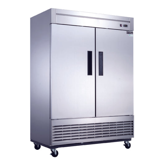 40.7 cu.ft. Commercial Upright Reach-in Refrigerator with 2 doors made by Stainless Steel