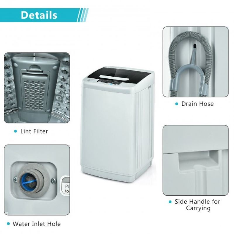 Portable Full-Automatic 10 programs Laundry Washing Machine