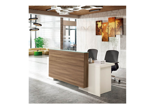 Latest Design Wooden Modern Front Desk Office Reception Desk Office